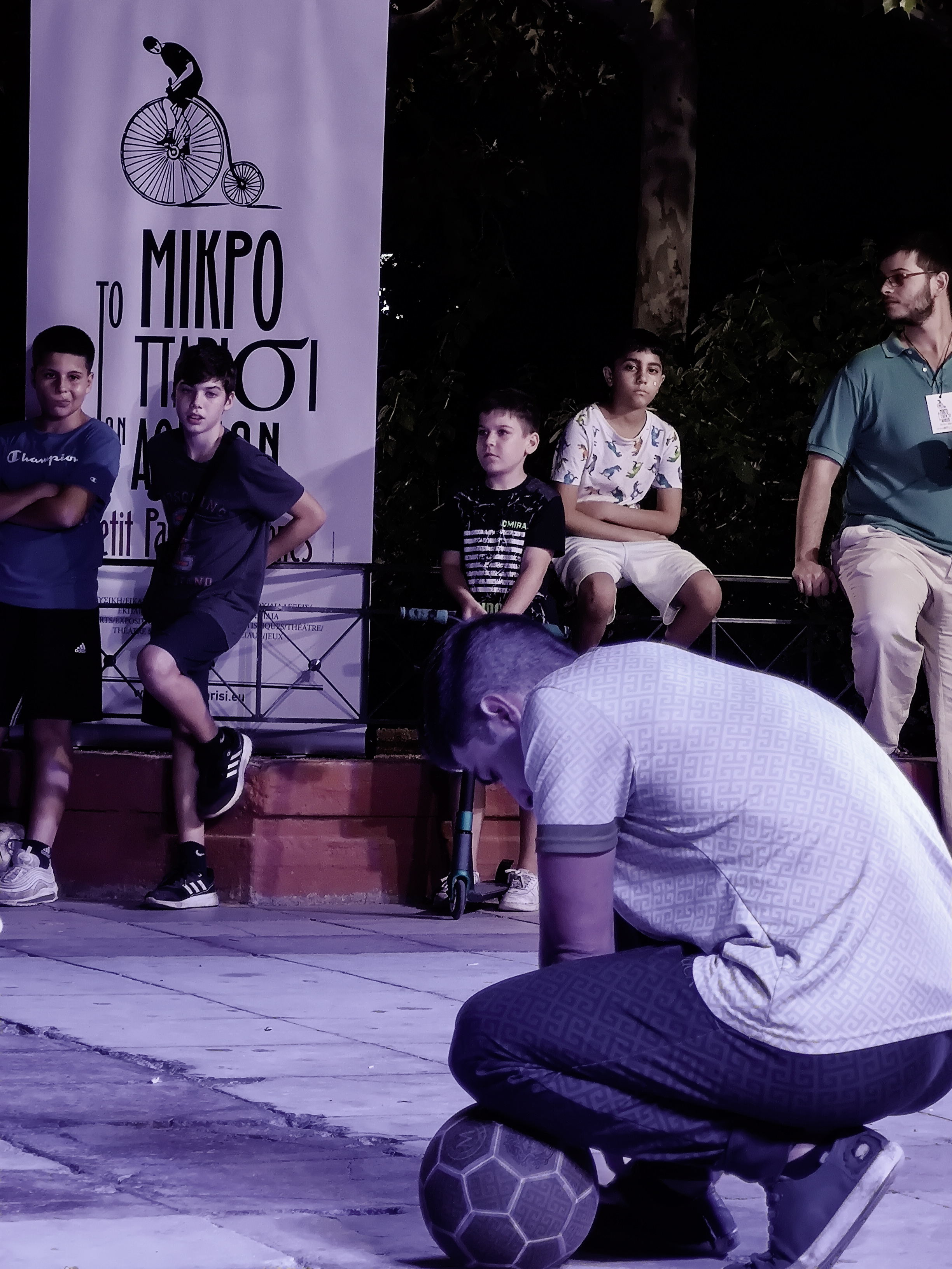 Freestyle football στην πλατεία του Μεταξουργείου